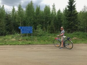 Cykel runt göksjön